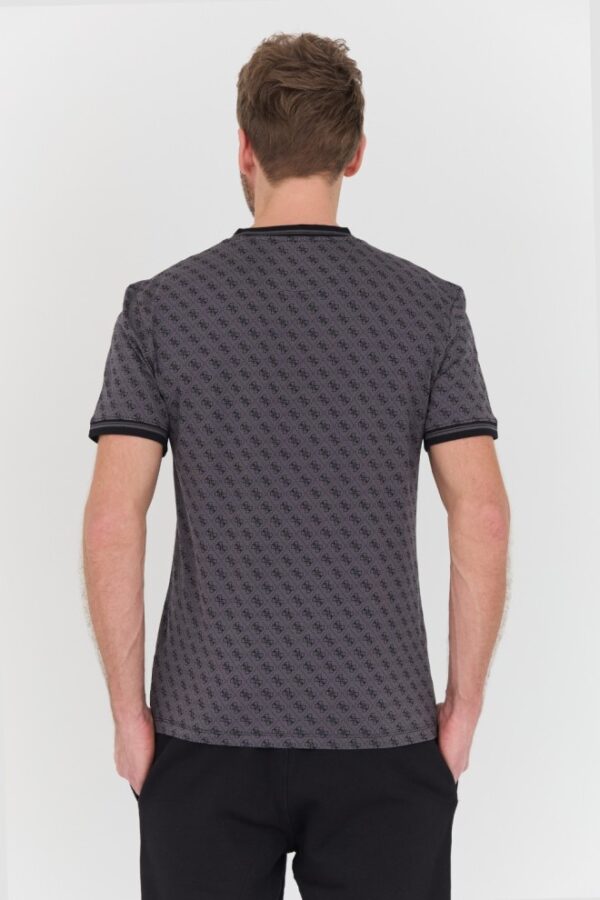 GUESS Czarny męski t-shirt Marshall