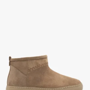 Beżowe krótkie śniegowce