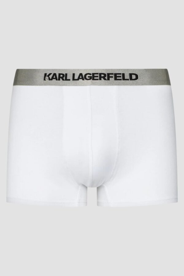 KARL LAGERFELD Zestaw bokserek Metallic Elastic Trunk Set 3PACK