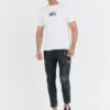 DSQUARED2 Biały t-shirt męski ibra