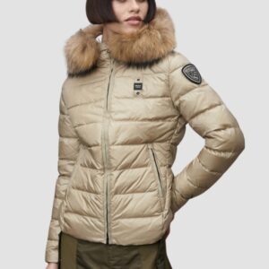 BLAUER Beżowa damska kurtka Arcadia Short Jackets