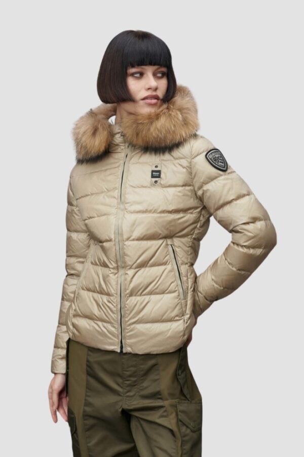 BLAUER Beżowa damska kurtka Arcadia Short Jackets