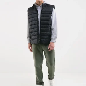 Kamizelka męska pikowana czarna Legelan 906