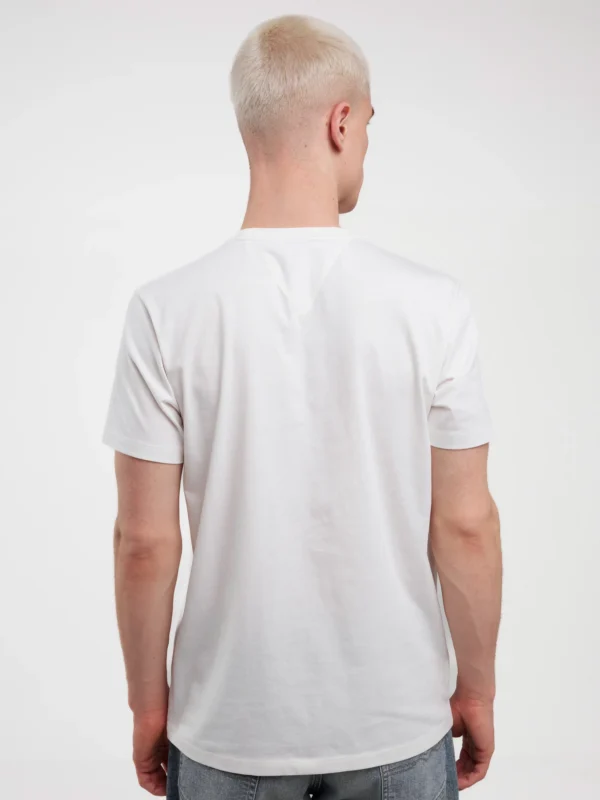 Koszulka męska bawełniana biała Vincer 100