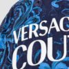 VERSACE JEANS COUTURE Granatowa bawełniana czapka z daszkiem The Middle