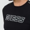 GUESS Czarny męski t-shirt Arlo Cn