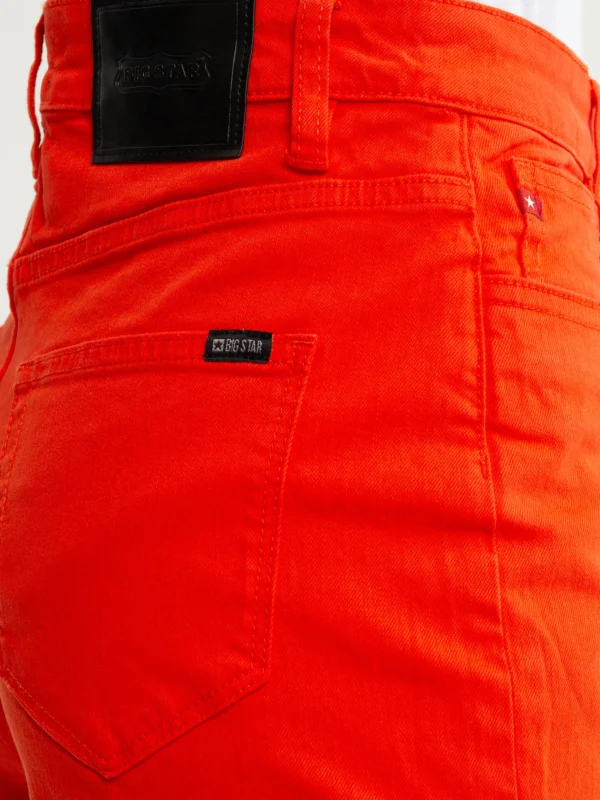 Szorty damskie jeansowe czerwone Caroline 603