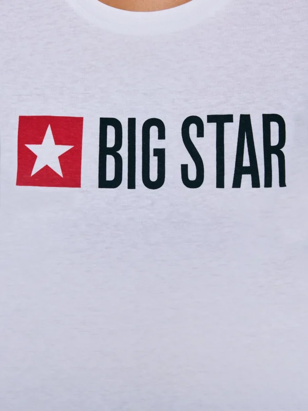 Koszulka damska z logo biała Risma 101