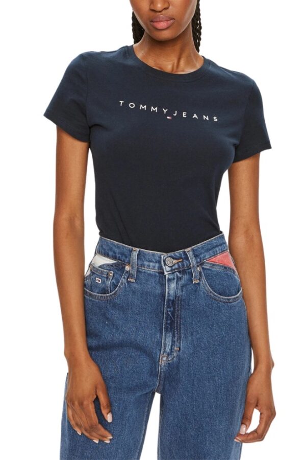 TOMMY JEANS Granatowy damski t-shirt