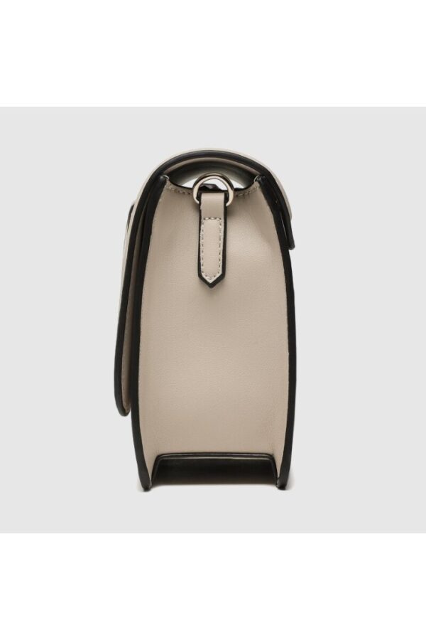 VALENTINO Ecru torebka z sercem sery satche