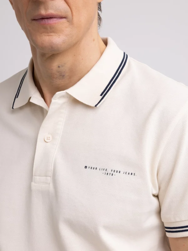 Koszulka męska polo kremowa Wladym 103