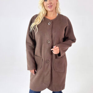 Kardigan Kaja w odcieniach brązu XXL OVERSIZE JESIEŃ