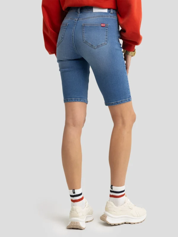 Szorty damskie jeansowe niebieskie Shira 281