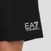 EA7 Czarne męskie kąpielówki Bermudas