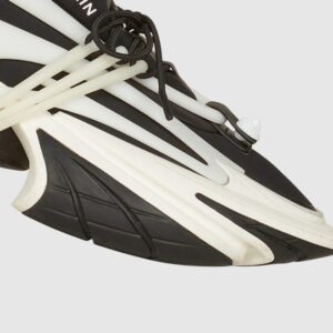 BALMAIN Czarno-białe sneakersy damskie Unicorn