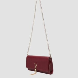 VALENTINO Bordowa kopertówka Pochette