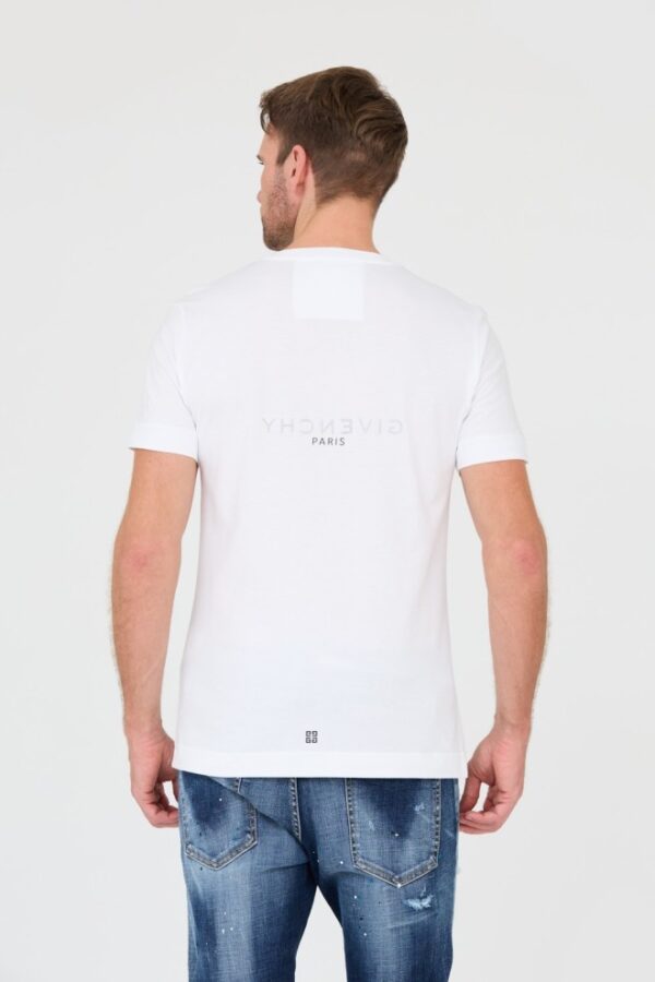 GIVENCHY Biały męski t-shirt