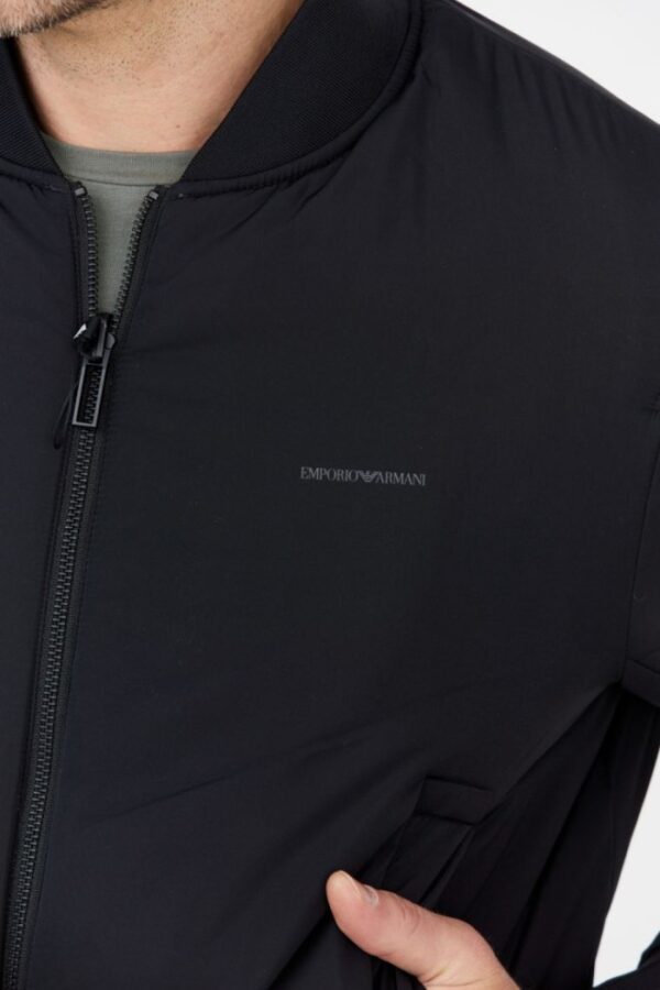 EMPORIO ARMANI Dwustronna kurtka męska w logo, Rozmiar 54