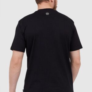 PHILIPP PLEIN Czarny t-shirt męski Round neck ss iconic plein