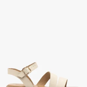 Kremowe sandały damskie