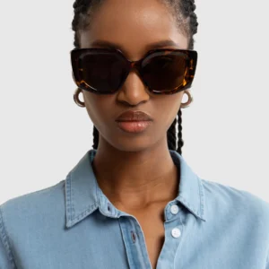 Okulary przeciwsłoneczne damskie brązowe Aroni 803