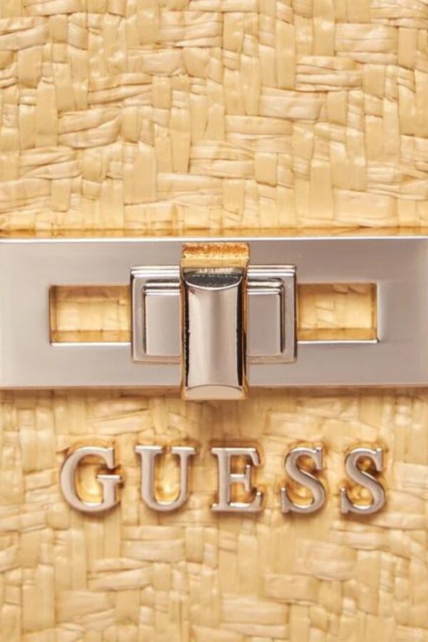 GUESS Beżowa torebka Emilee Luxury