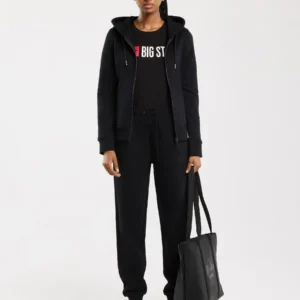 bc7d97d4829d19505da4706d503b3645ee31cc5e Spodnie damskie dresowe czarne Kathy 906