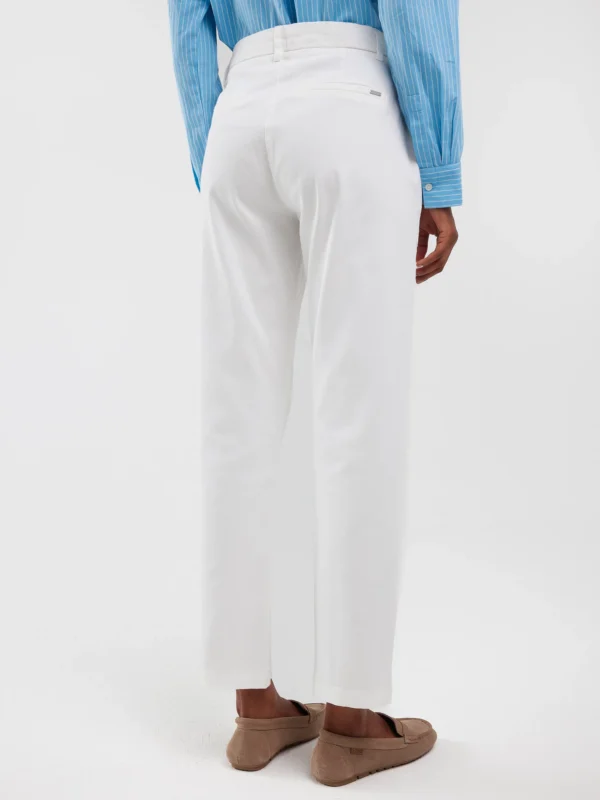 Spodnie damskie chinosy białe Danasi 101