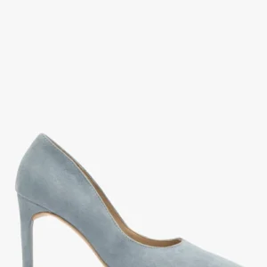 Niebieskie czółenka na wysokim obcasie