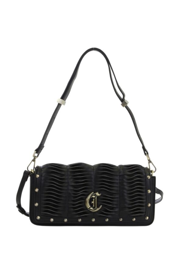 JUST CAVALLI Czarna torebka Gothic Woving