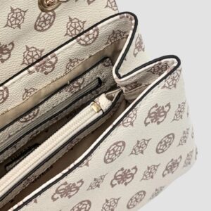 GUESS Beżowa kopertówka damska Daryna