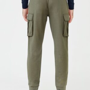 AERONAUTICA MILITARE Zielone męskie spodnie dresowe