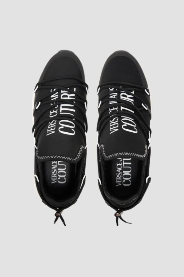 VERSACE JEANS COUTURE Czarne męskie sneakersy Fondo Dynamic Dis. Sa6