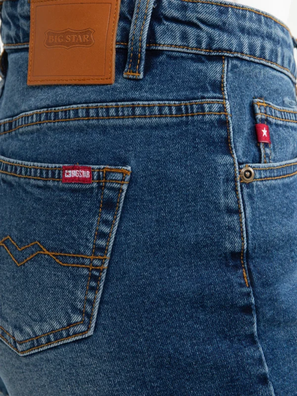 Szorty dziewczęce jeansowe z surowym wykoŅczeniem Shaina 516