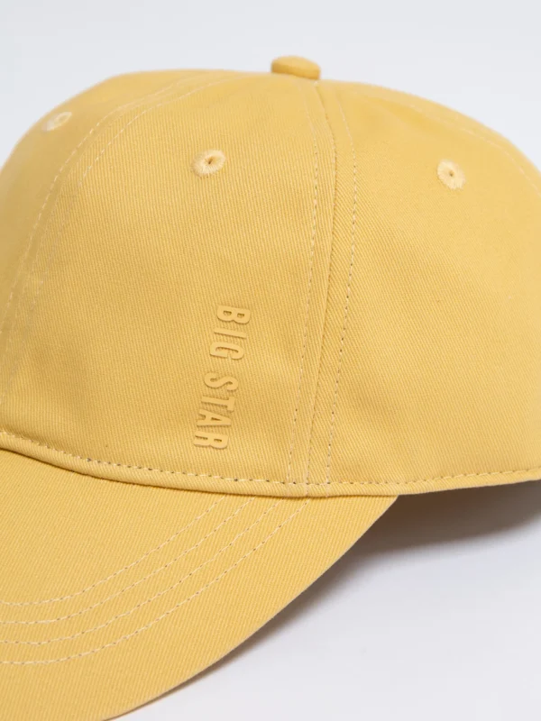 Czapka z daszkiem żółta Julio 201