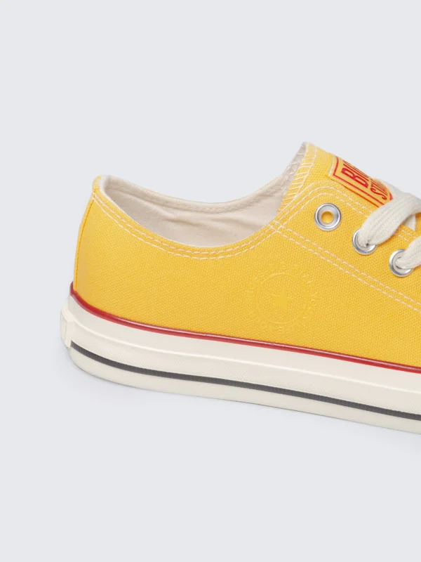 Trampki damskie niskie żółte RR274642 201