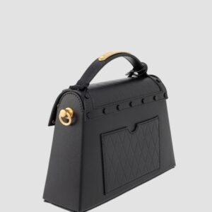 BALMAIN Czarna torebka B-buzz Dynasty-cuir