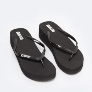 Japonki damskie na platformie czarne RR274A549 906