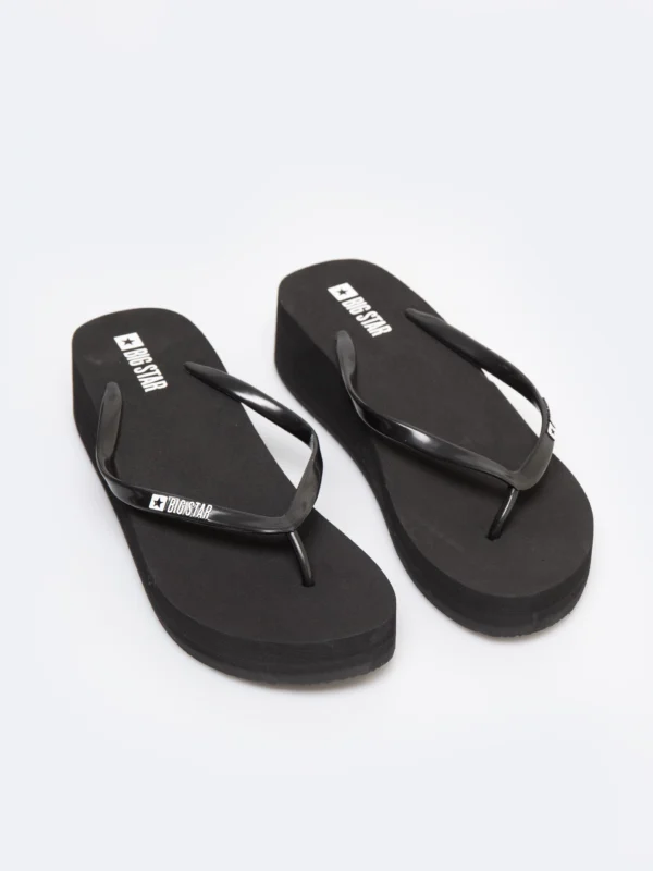 c851cf66e849d8cf681660e72819d7b6d5a44778 Japonki damskie na platformie czarne RR274A549 906