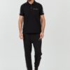 ARMANI EXCHANGE Czarne męskie polo