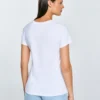Koszulka damska z logo biała Risma 101