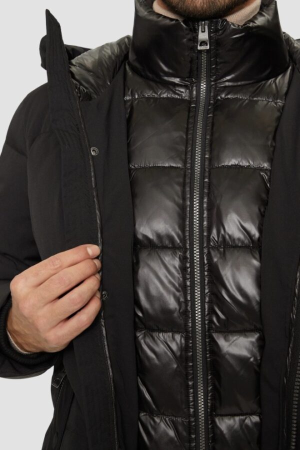 GUESS Czarna męska kurtka High Collar