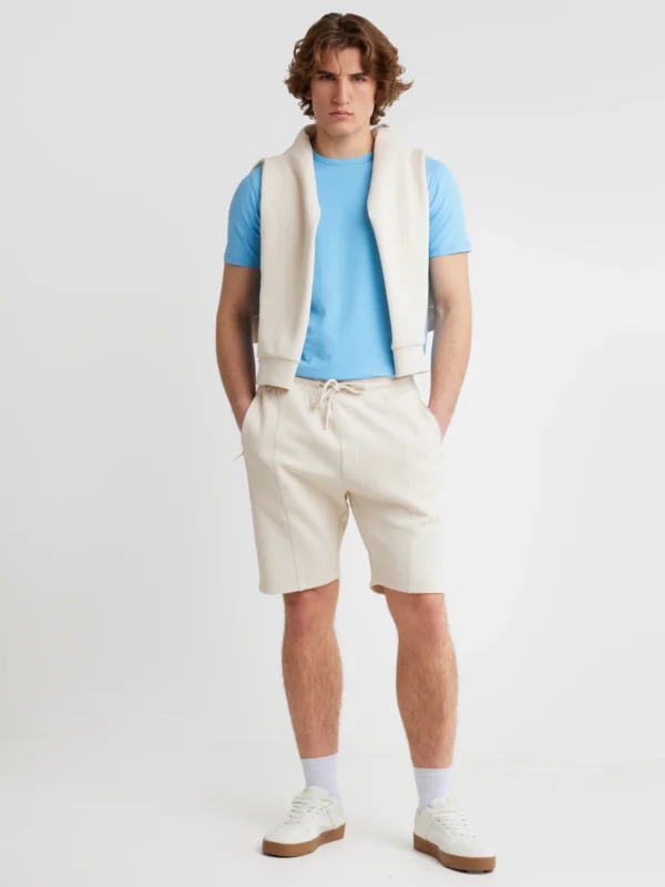 ca9a0b162443ac6992542d32fc9c0a69bb95ad62 Koszulka męska z niewielkim nadrukiem na piersi niebieska Irter 401