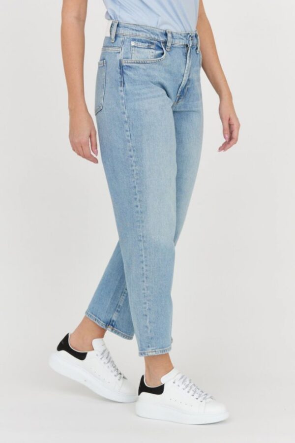 7 FOR ALL MANKIND Jasnoniebieskie jeansy damskie THE MODERN STRAIGHT Air Wash