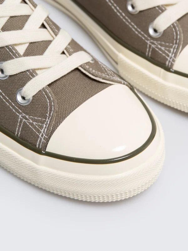 Trampki męskie wysokie khaki RR174618 303