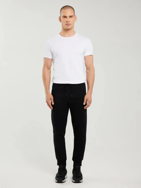 Spodnie męskie dresowe czarne Kersyn 906/ Ajron 906