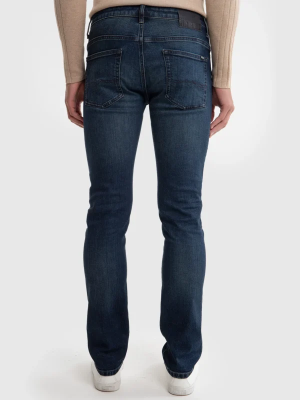 cdac8021d16c9a35c3861575688f72c14cc54f4f Jeansy męskie dopasowane granatowe Terry 563