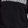 DSQUARED2 Czarna bluza męska z logo outline
