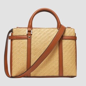 GUESS Beżowa torebka Emilee Luxury