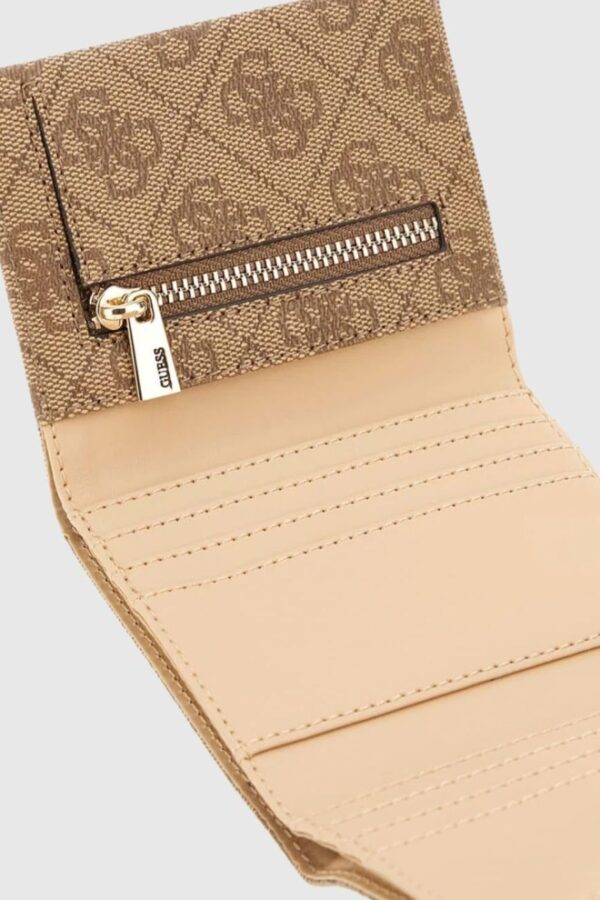 GUESS Beżowy portfel damski Laure